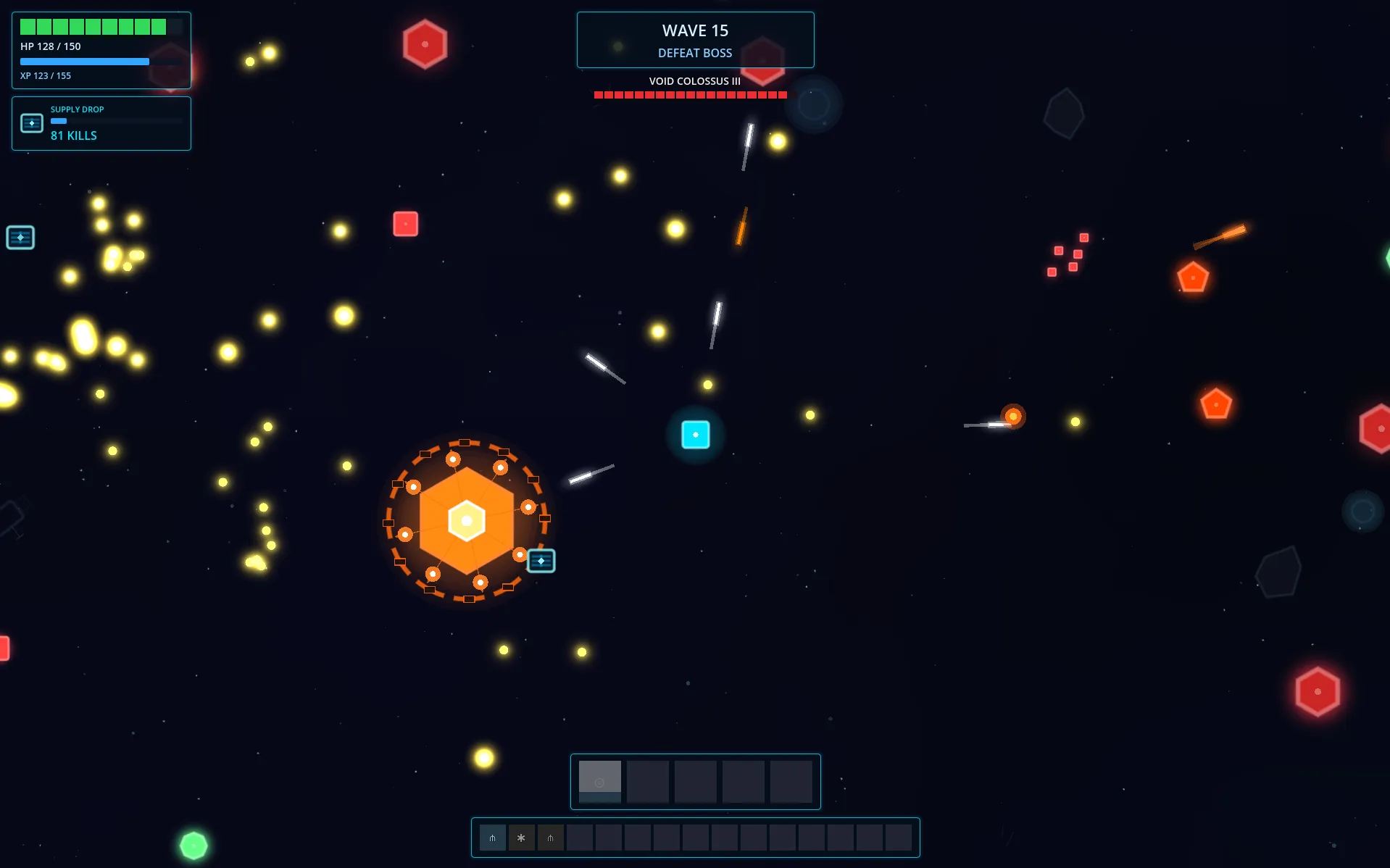Boss fight encounter in Voidlights